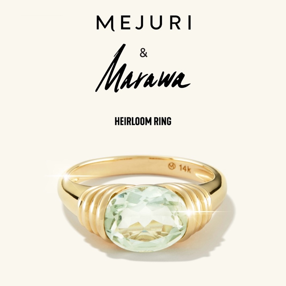 Mejuri Heirloom Ring- LIMITED EDITION Mejuri x Marawa